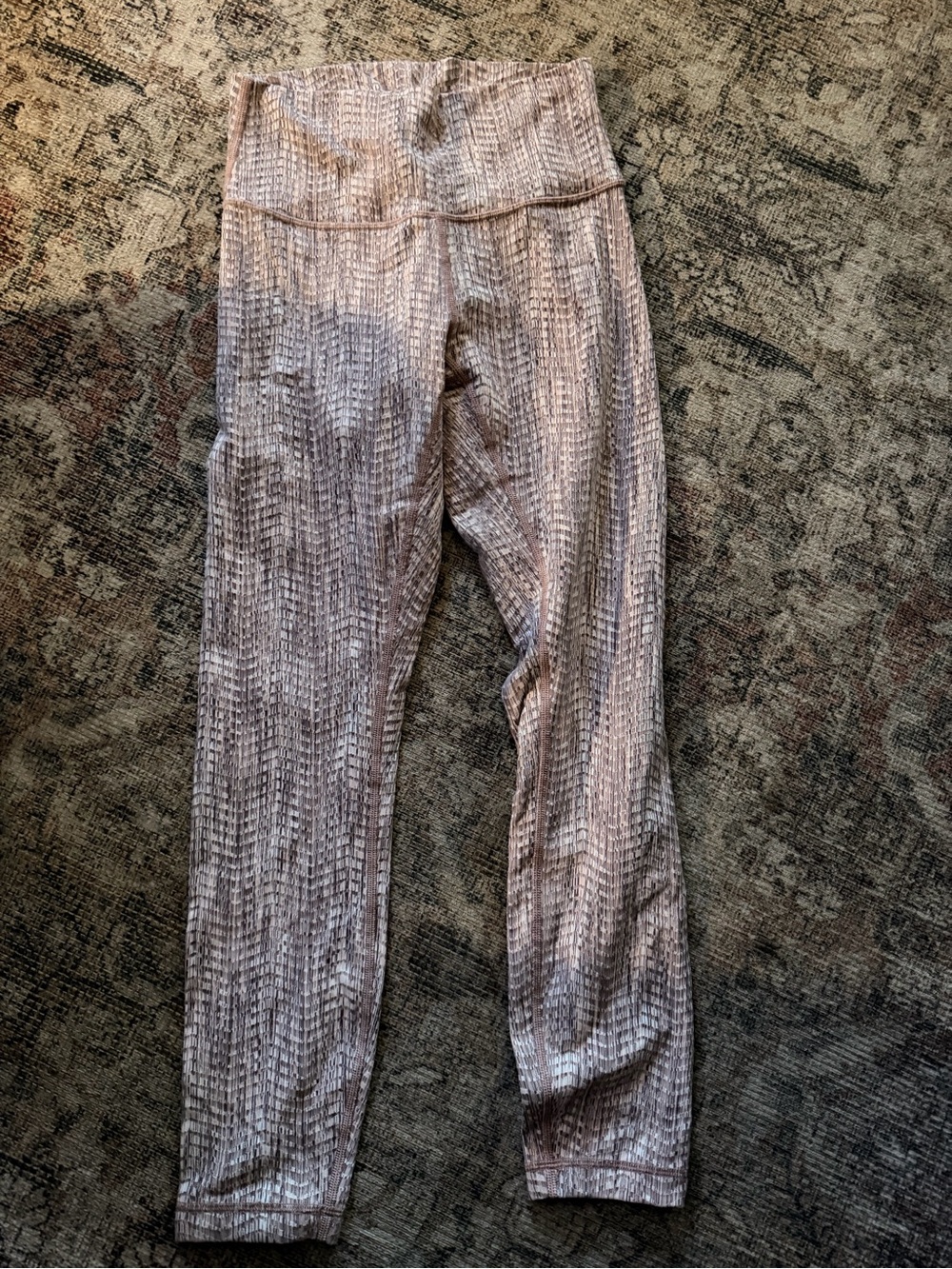 lululemon athletica Blush Textured High-Rise Leggings - Picture 2 of 2